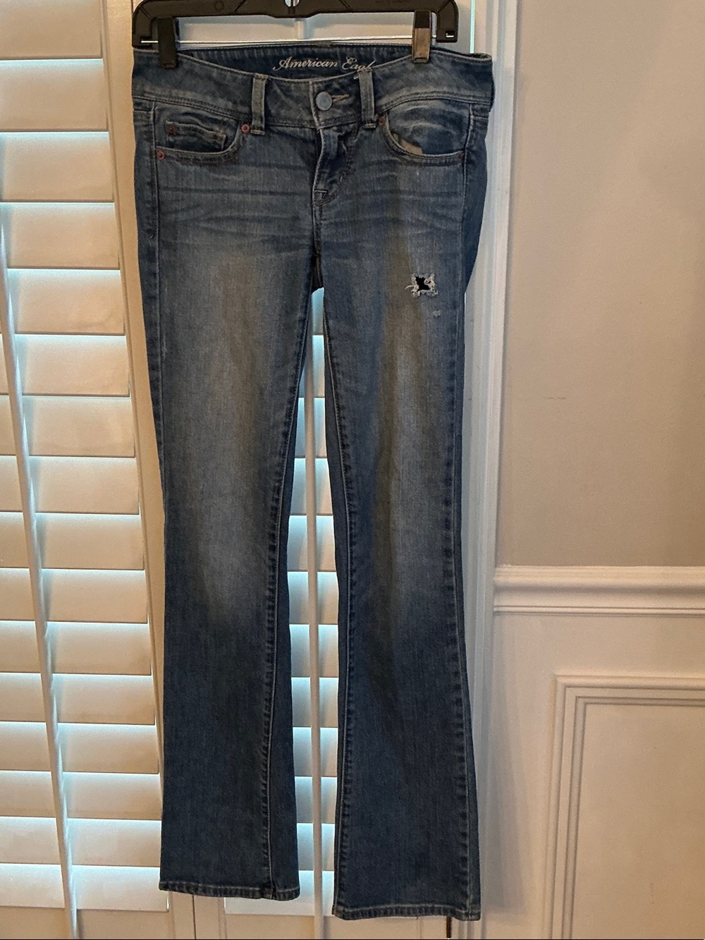 American Eagle Outfitters Faded Blue Flare Jeans